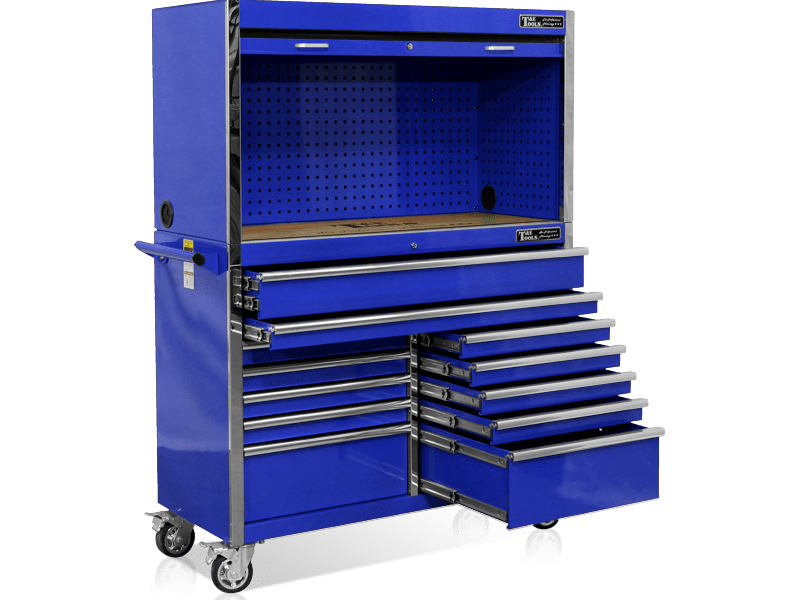 52" Tool Hutch & 12 Drawer Combo