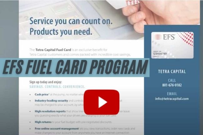 EFS Fuel Card Program for Truckers Tetra Capital