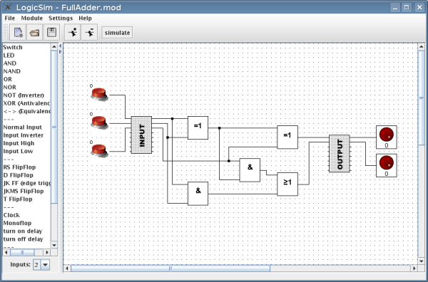 CircuitVerse Online Digital Logic Circuit Simulator