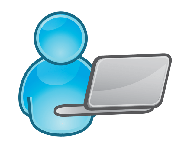 Computer User Clipart