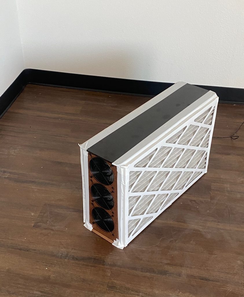 Comparing the Performance of CorsiRosenthal Boxes Made with Box Fans