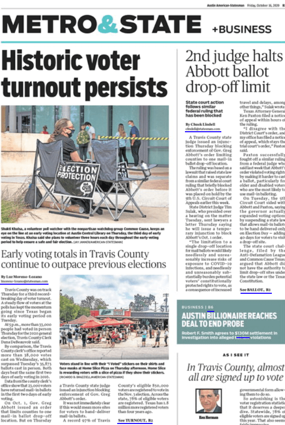 Texas AFT Early voting records being set across the state It’s your