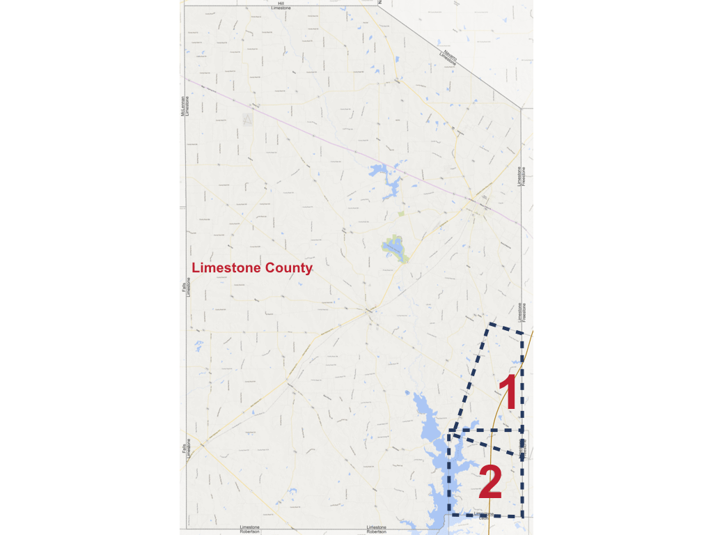 Limestone County Alignment Maps Texas Central