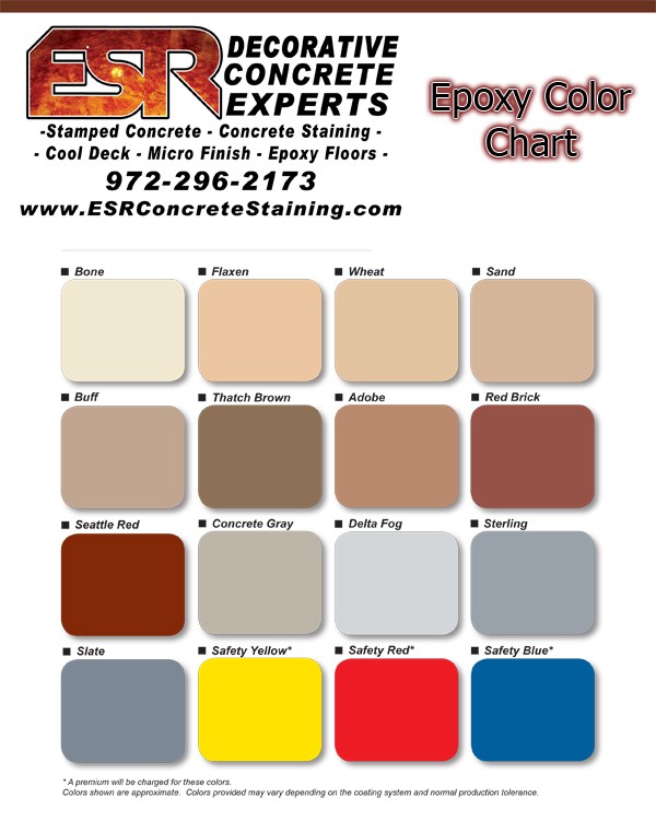 Epoxy Floor Dallas, TX – ESR Decorative Concrete Experts