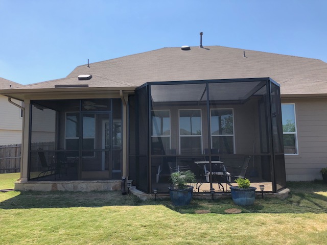 San Antonio, TX Screen room Installation Texas Custom