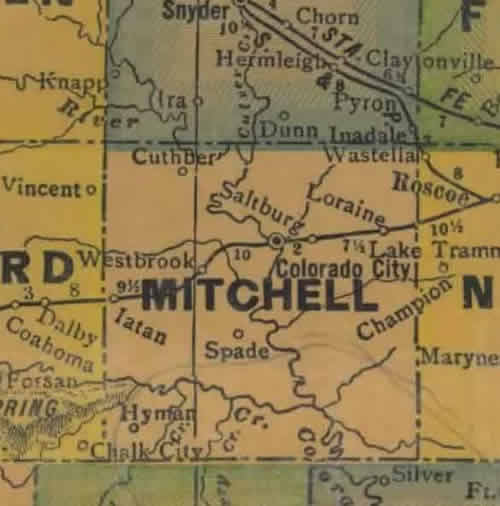 Hyman, Texas, Mitchell County.
