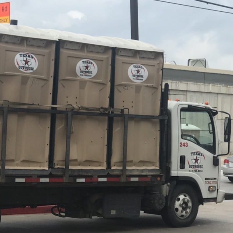 Our Portable Toilets Proudly Seen Throughout Greater Houston Texas