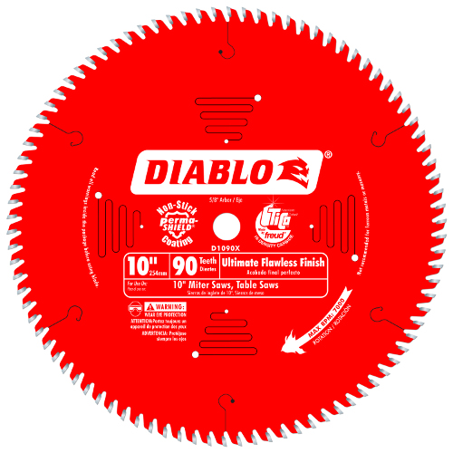 Freud D1090X 10Inch 90Tooth Ultra Fine Diablo Saw Blade