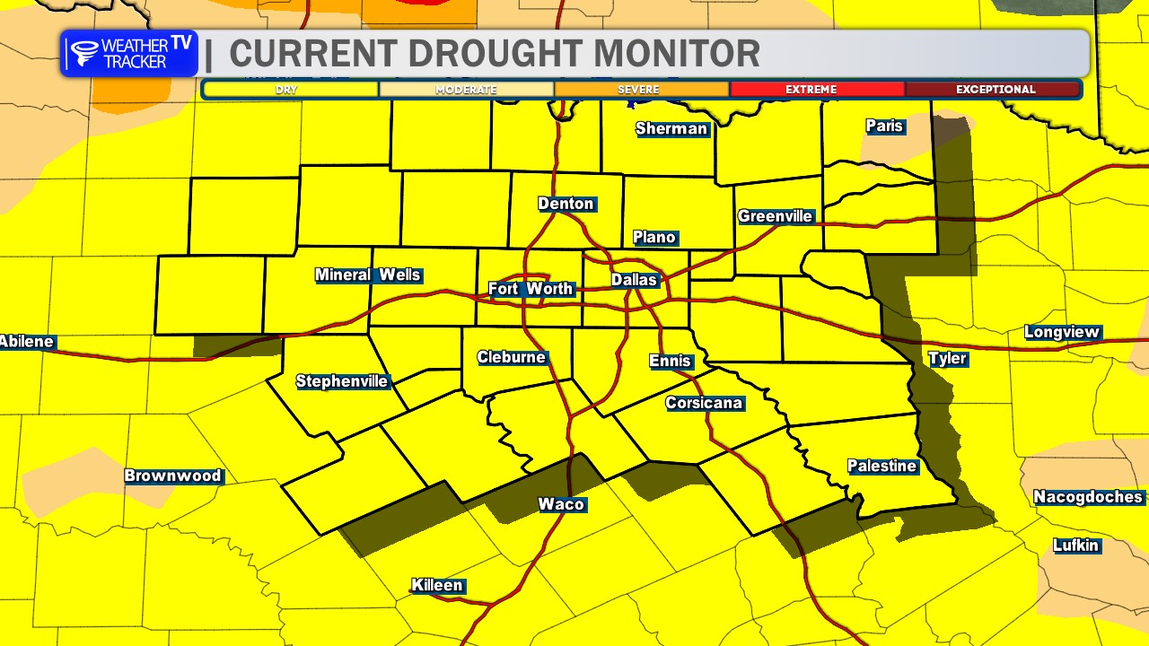 Texas Drought Monitor Texas Weather Tracker TV
