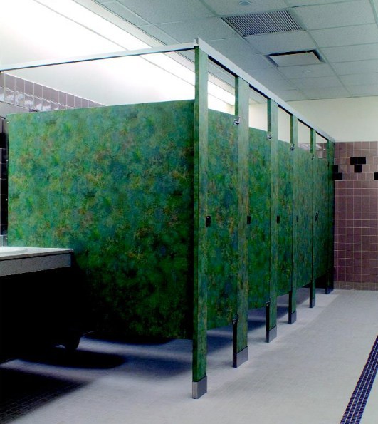 High Pressure Decorative Laminate Toilet Compartments Texlam