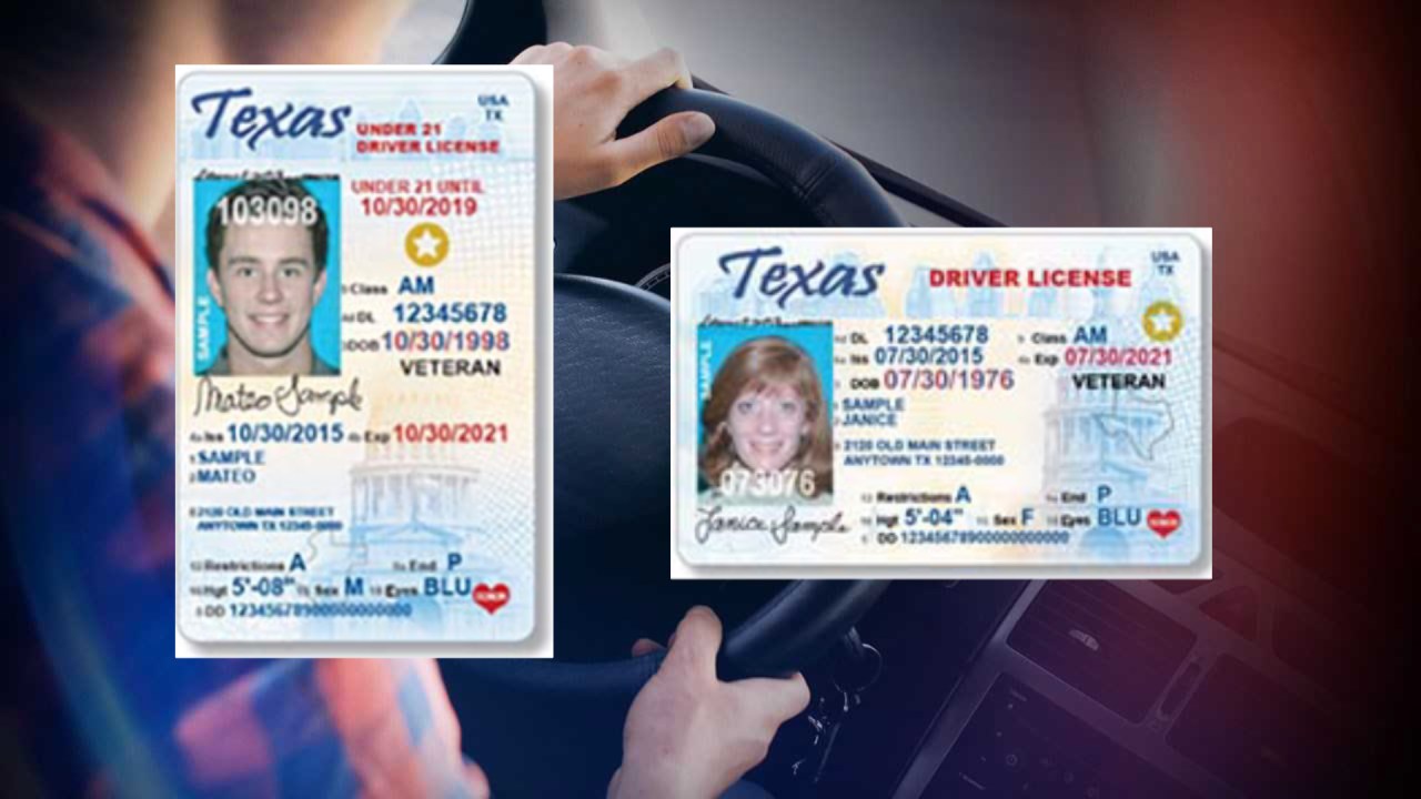 REAL ID act affecting Texas residents, new requirements for renewing a