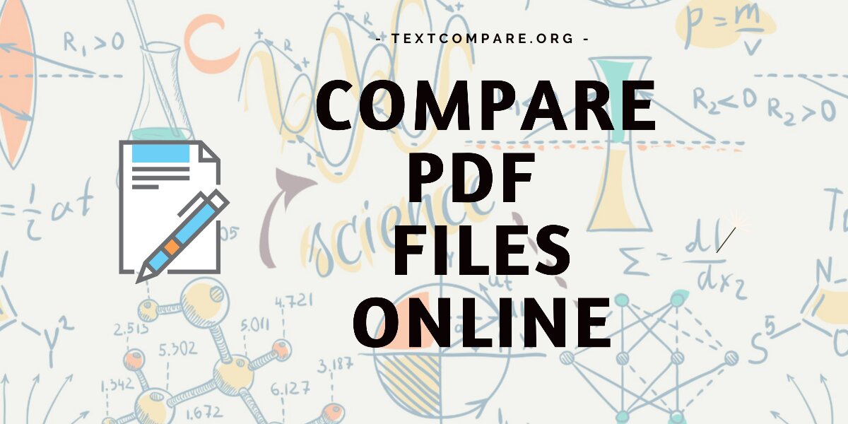 Compare 2 PDF files & find Differences Online