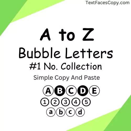 Bubble Letters Copy And Paste