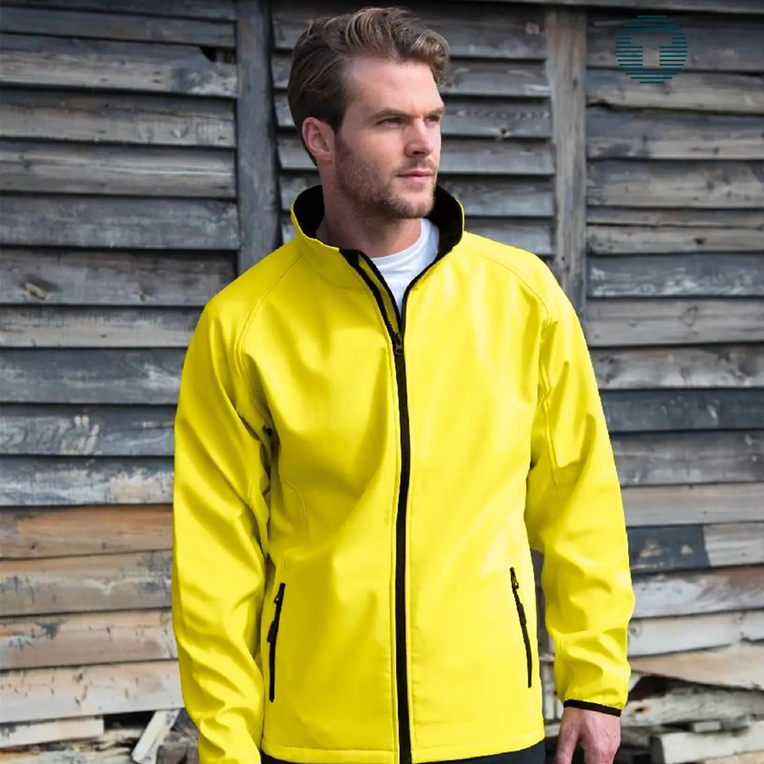 Basic Heren Softshell Jas Ontwerpen En Bedrukken - Textieldrukshop