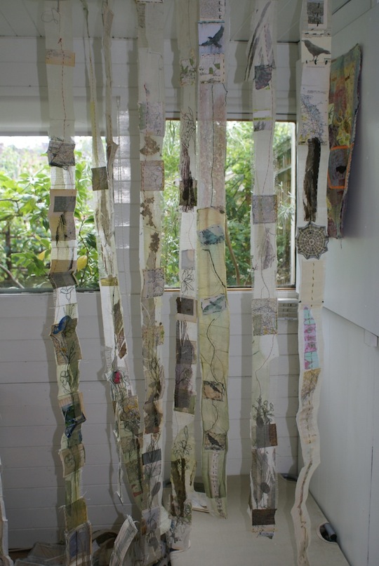 Displaying and hanging textile art