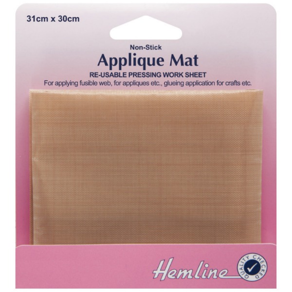 Medium 31 x 30cms Reusable NonStick Teflon Applique Mat Textiles Direct