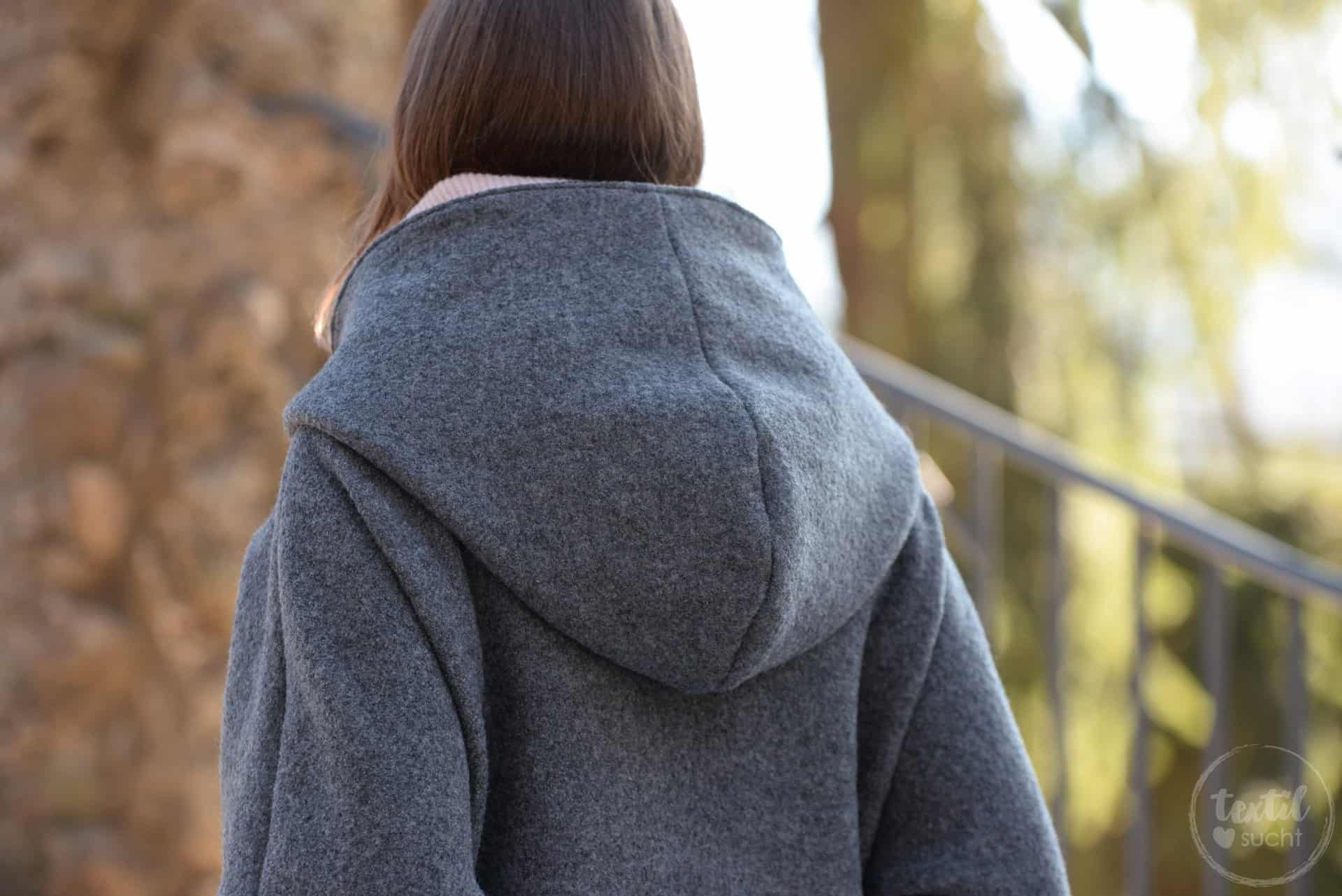 Wollwalk Mantel Damen Schnittmuster
