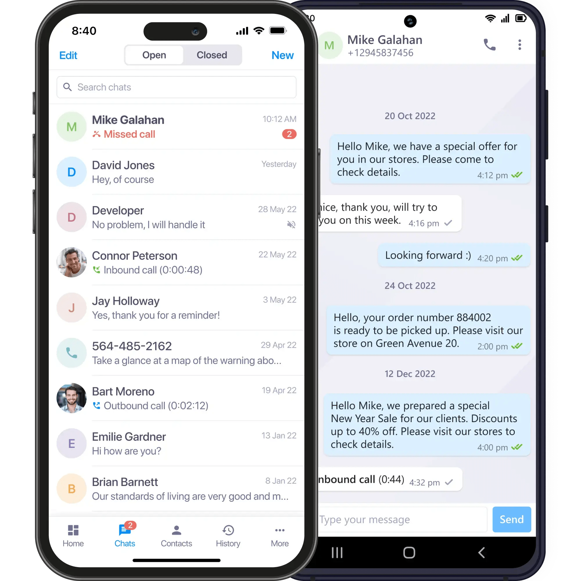 Text Messaging Mobile App for iOS & Android Textmagic
