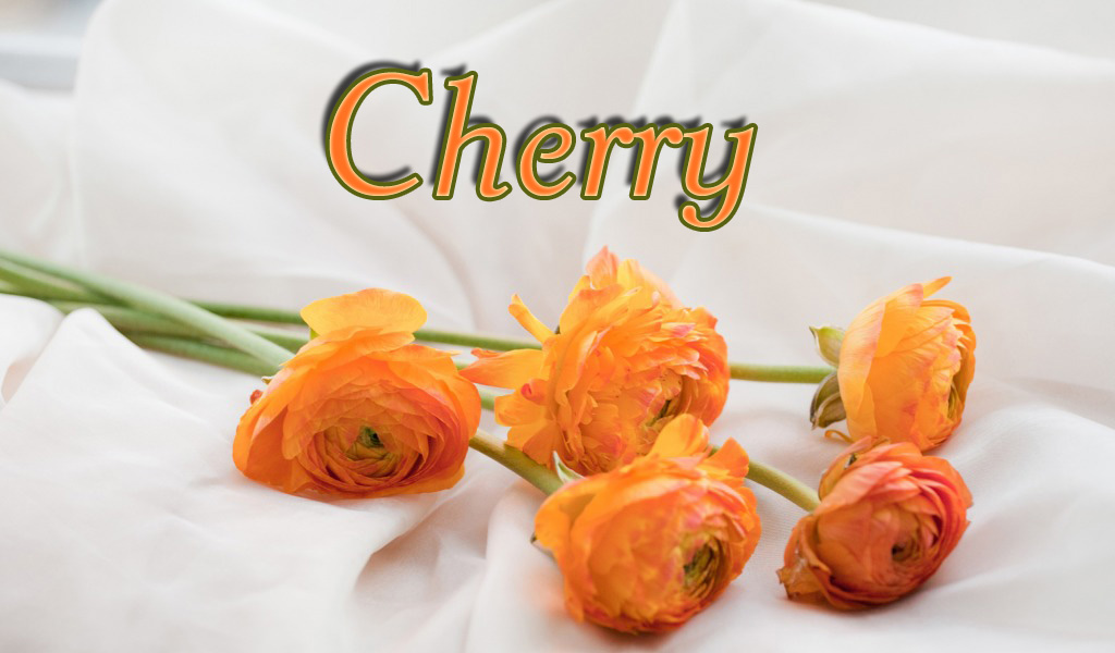 Pictures with names Cherry.