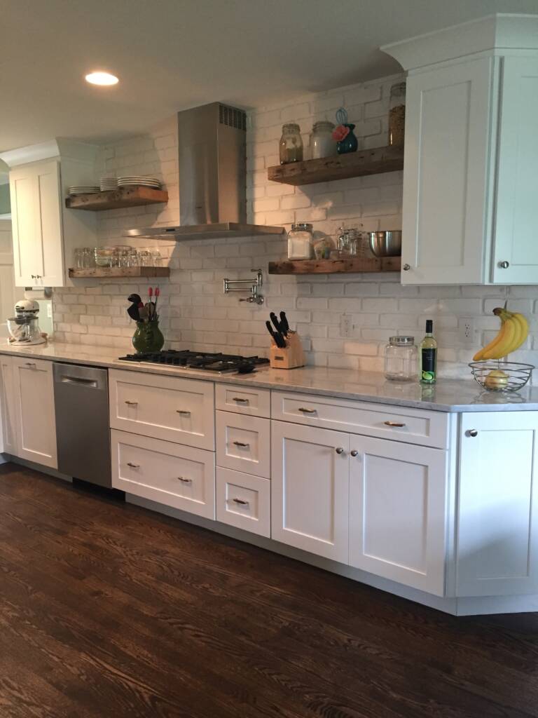 DIY Faux Brick Backsplash Texture Plus