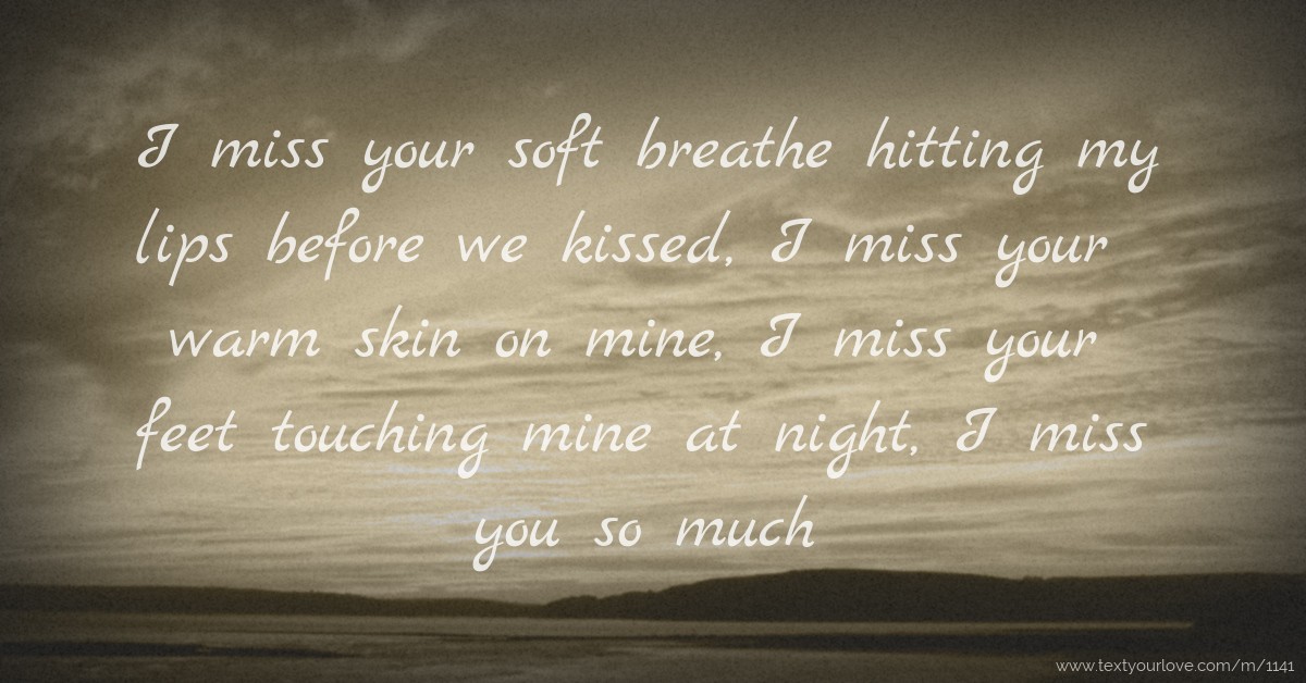 I Miss Your Lips Text | Lipstutorial.org