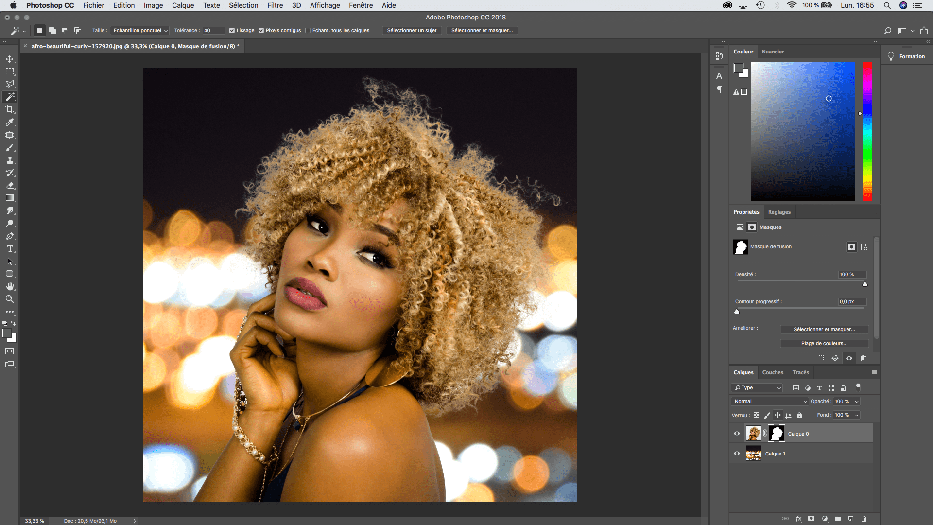 Selectionner et Masquer CC Detourage