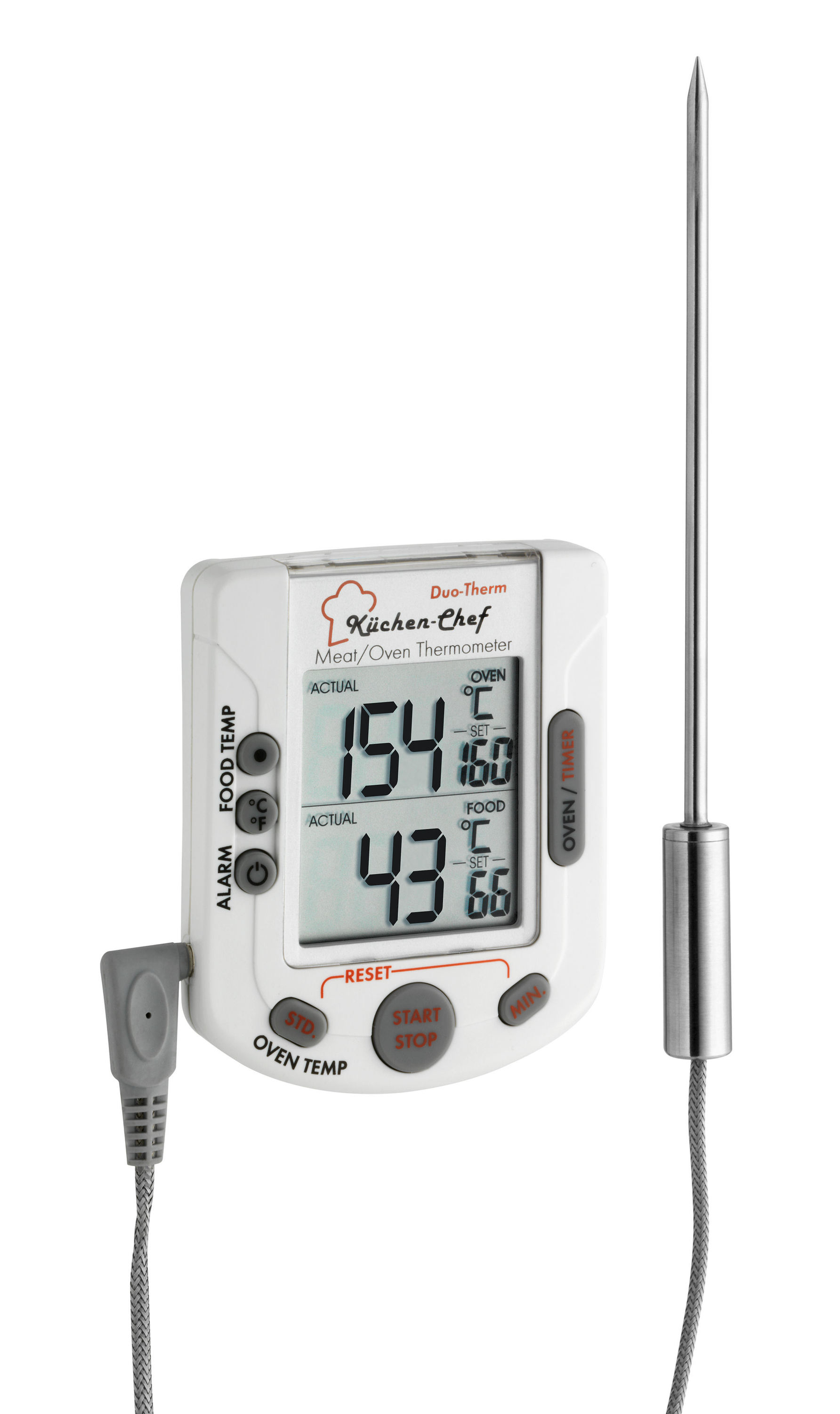 Digital BBQ Meat/Oven Thermometer KÜCHENCHEF DUOTHERM TFA Dostmann