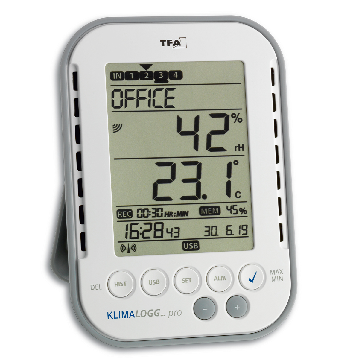 Professional ThermoHygrometer with Data Logger Function KLIMALOGG PRO