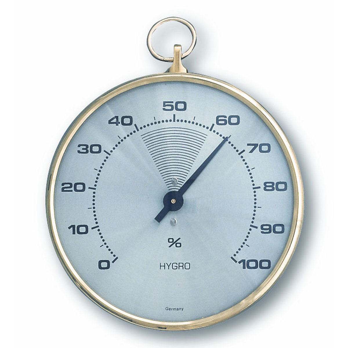 Analoges Hygrometer mit Messingring TFA Dostmann
