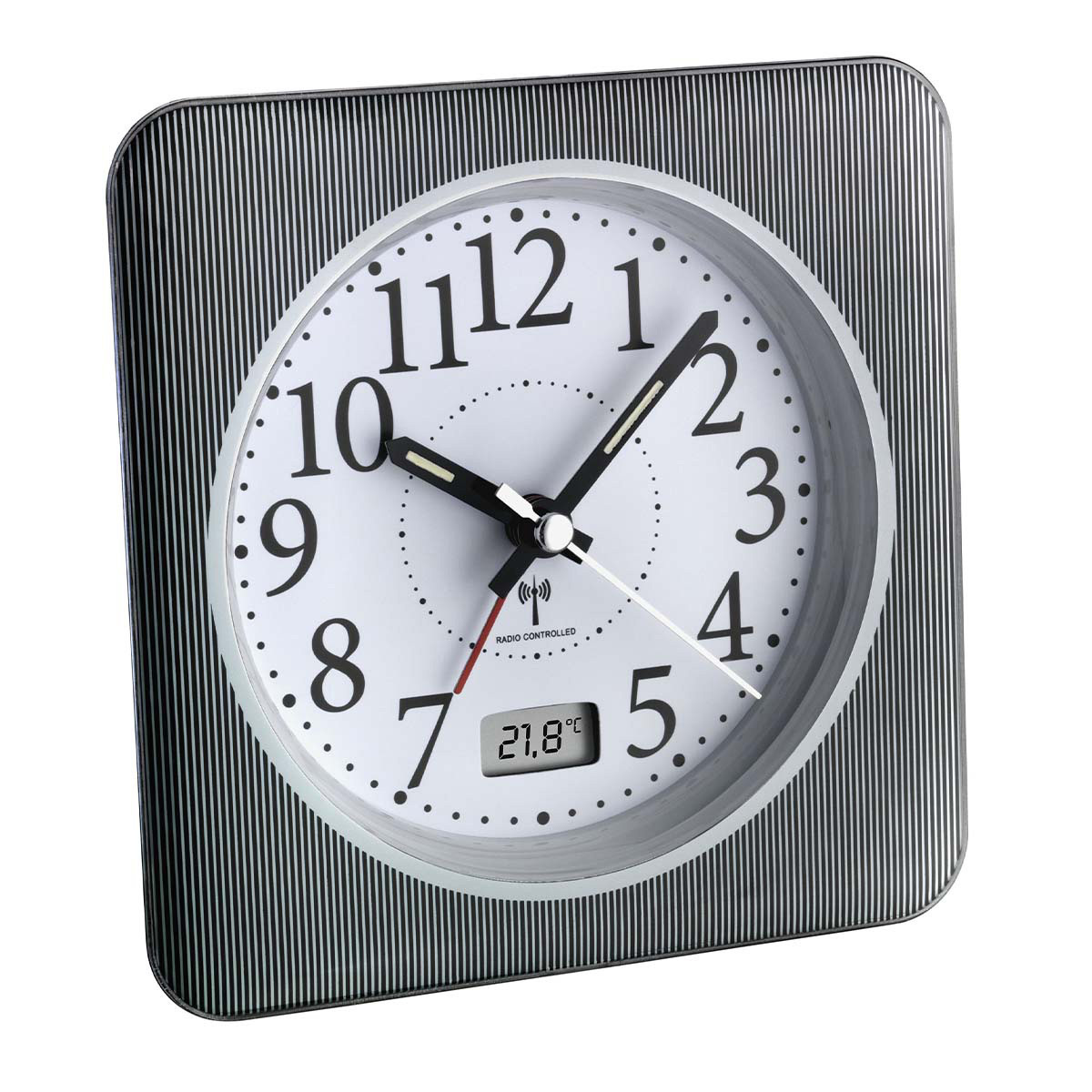Analoger Funk-Wecker mit digitaler Temperaturanzeige | TFA Dostmann