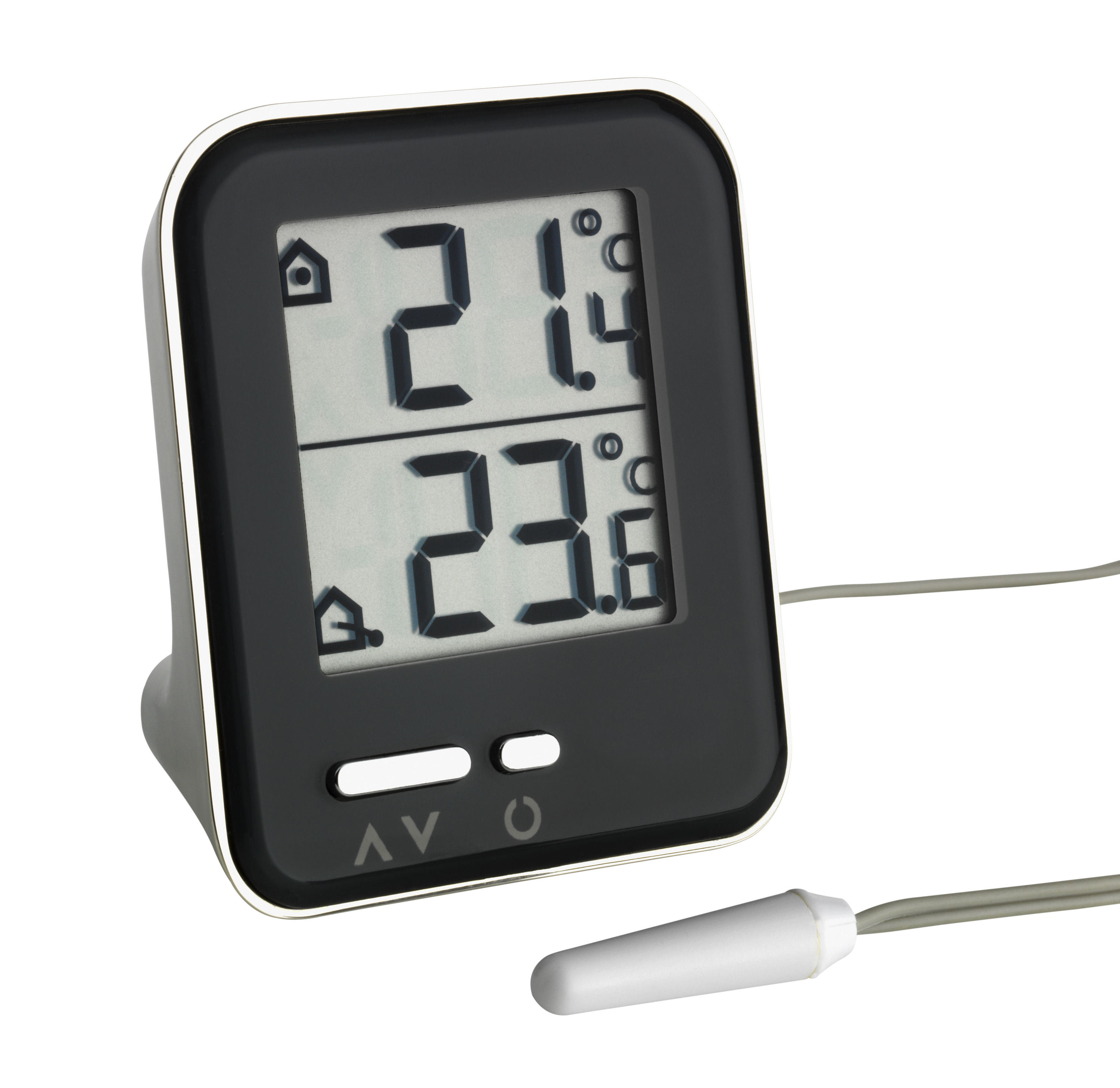 Digital IndoorOutdoor Thermometer METAL MOXX TFA Dostmann