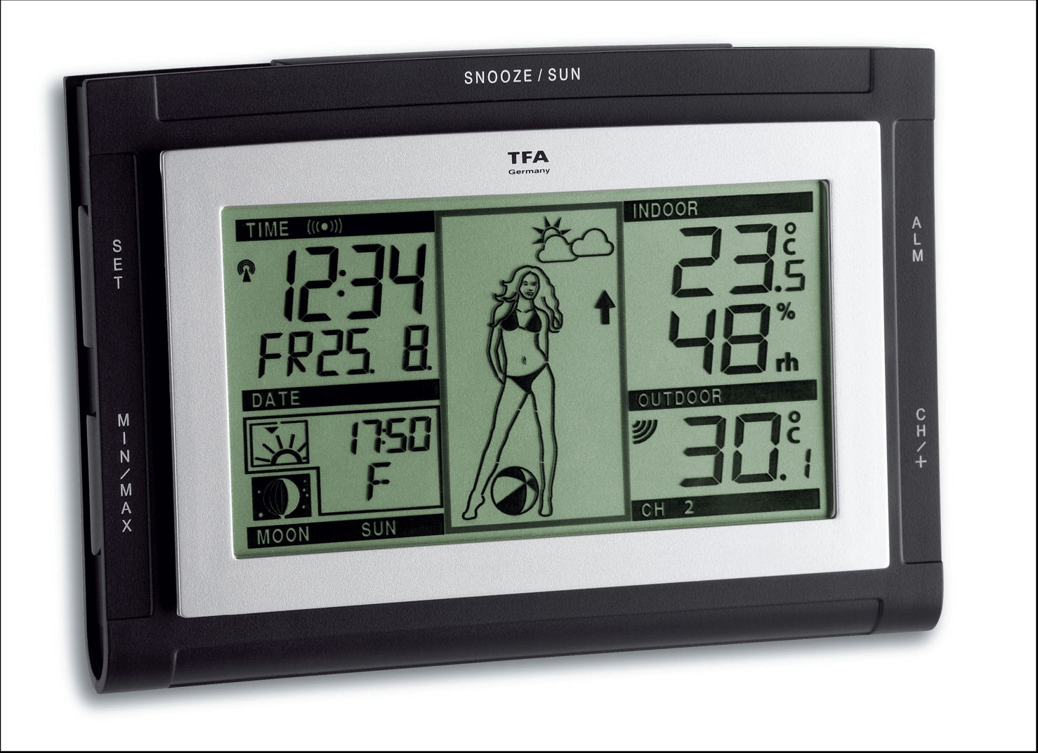 FunkWetterstation mit Wetterfigur WEATHER PAM XS TFA Dostmann
