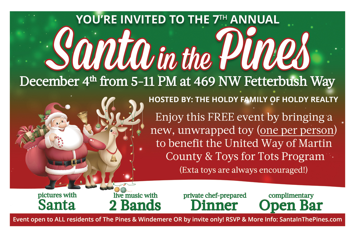 SANTA in The Pines Jensen Beach The Pines/Windemere Pineapple