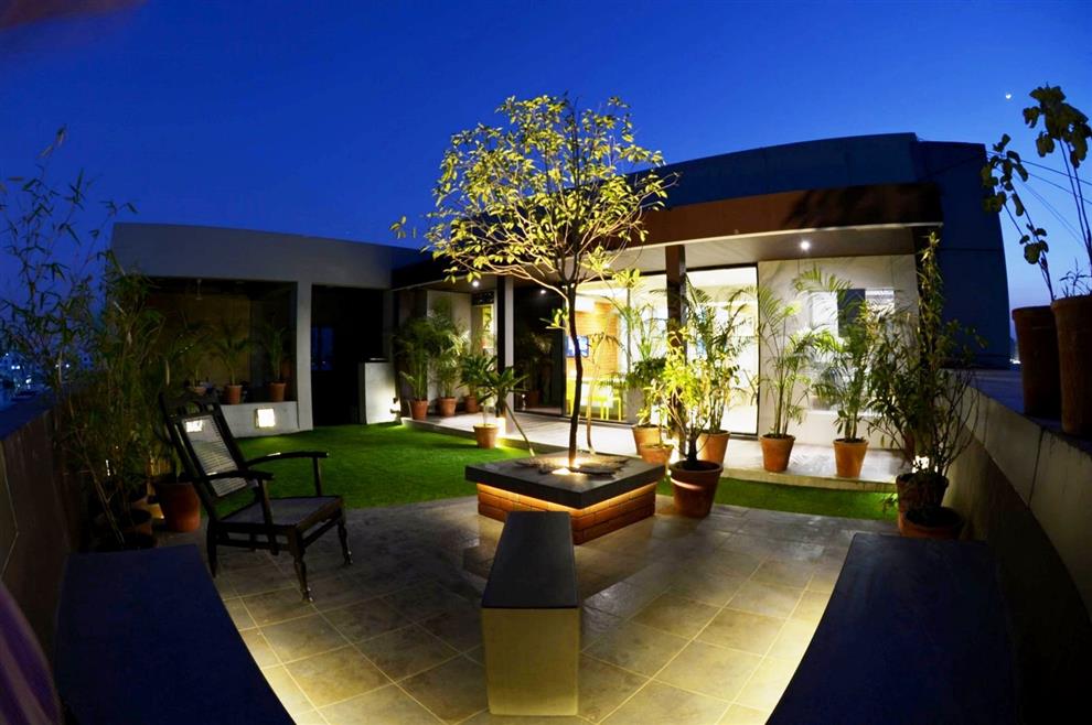 rajnysh rami studio 7 designs office terrace garden vadodara
