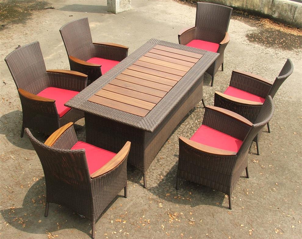 Dinesh chengappaSynthetic rattan outdoor furnitures Classic six