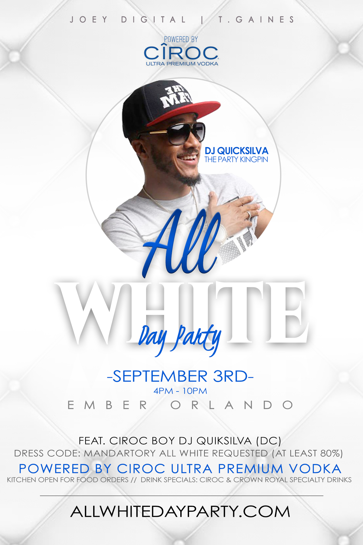 The 2016 All White Day Party T. Gaines Entertainment