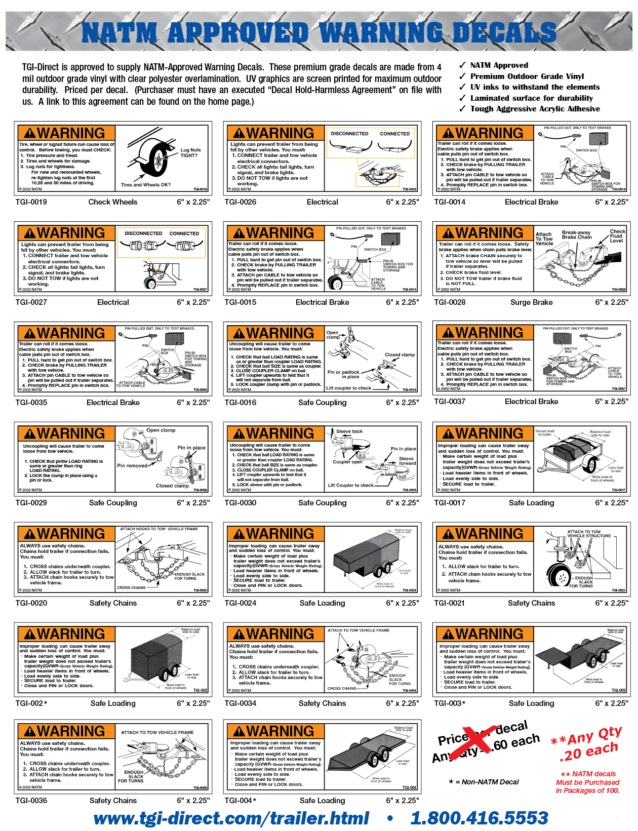 TGIDirect Trailer Graphics is the clear leader in OEM Trailer Logos