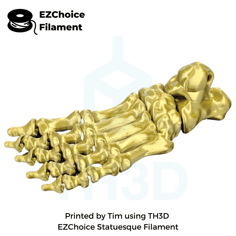 EZChoice Statuesque PLA+ 1KG 1.75mm Bronze Color Silk Premium