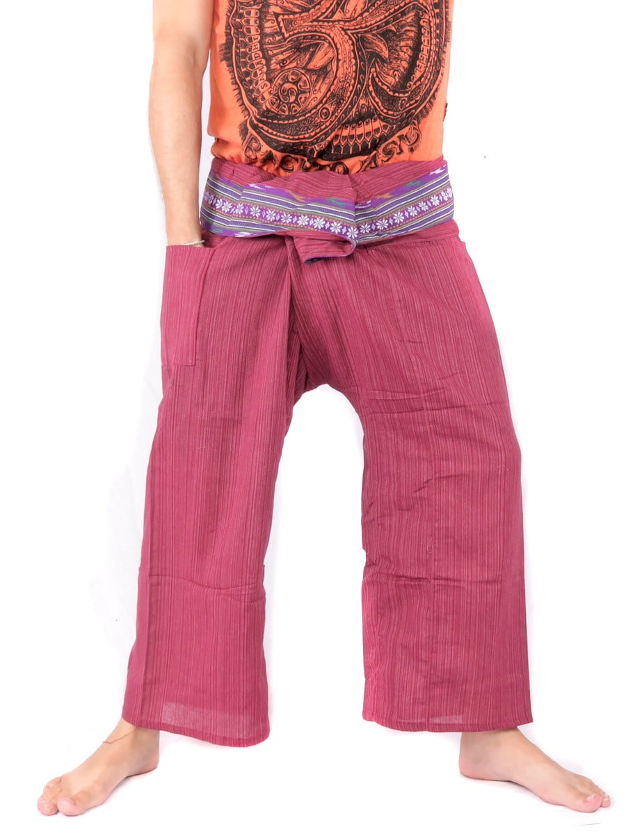 Thai Fisherman Pants Stripe Mix Cotton Thai Fisherman Pants & Harem