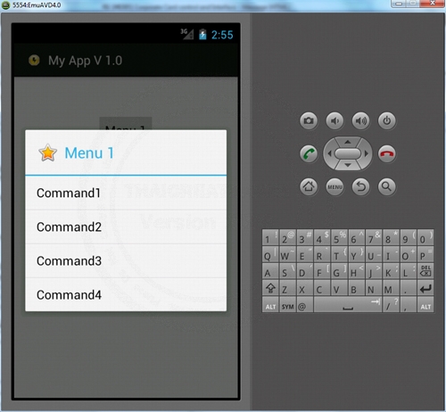 Android Context Menu สร้างเมนูแบบ Context Menu แบบง่าย ๆ