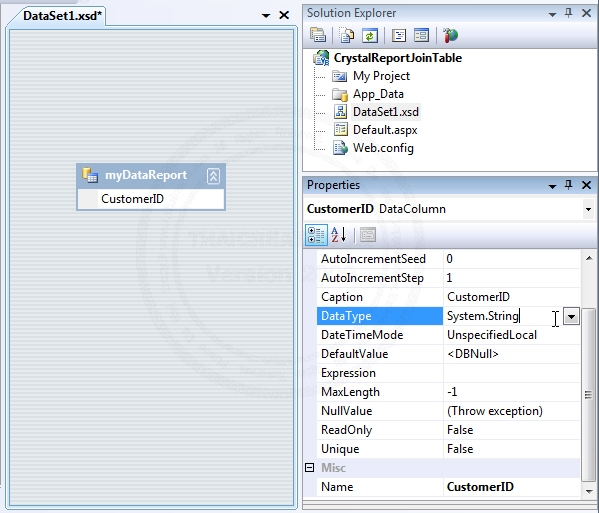 Crystal Report กับการสร้าง Report รายงานแบบ JOIN ข้อมูลหลายตาราง Table