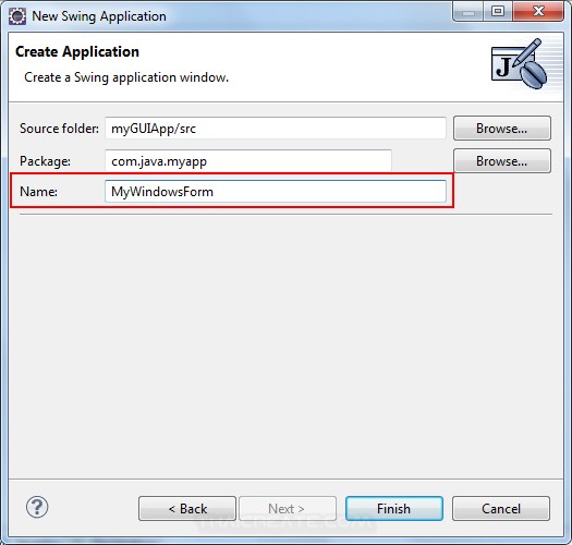 Eclipse สร้าง Java GUI Application ด้วยโปรแกรม Eclipse IDE แบบง่าย ๆ