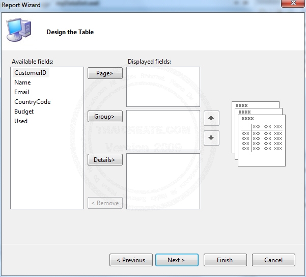การสร้าง Report ด้วย Report Viewer และการส่งค่า Parameters