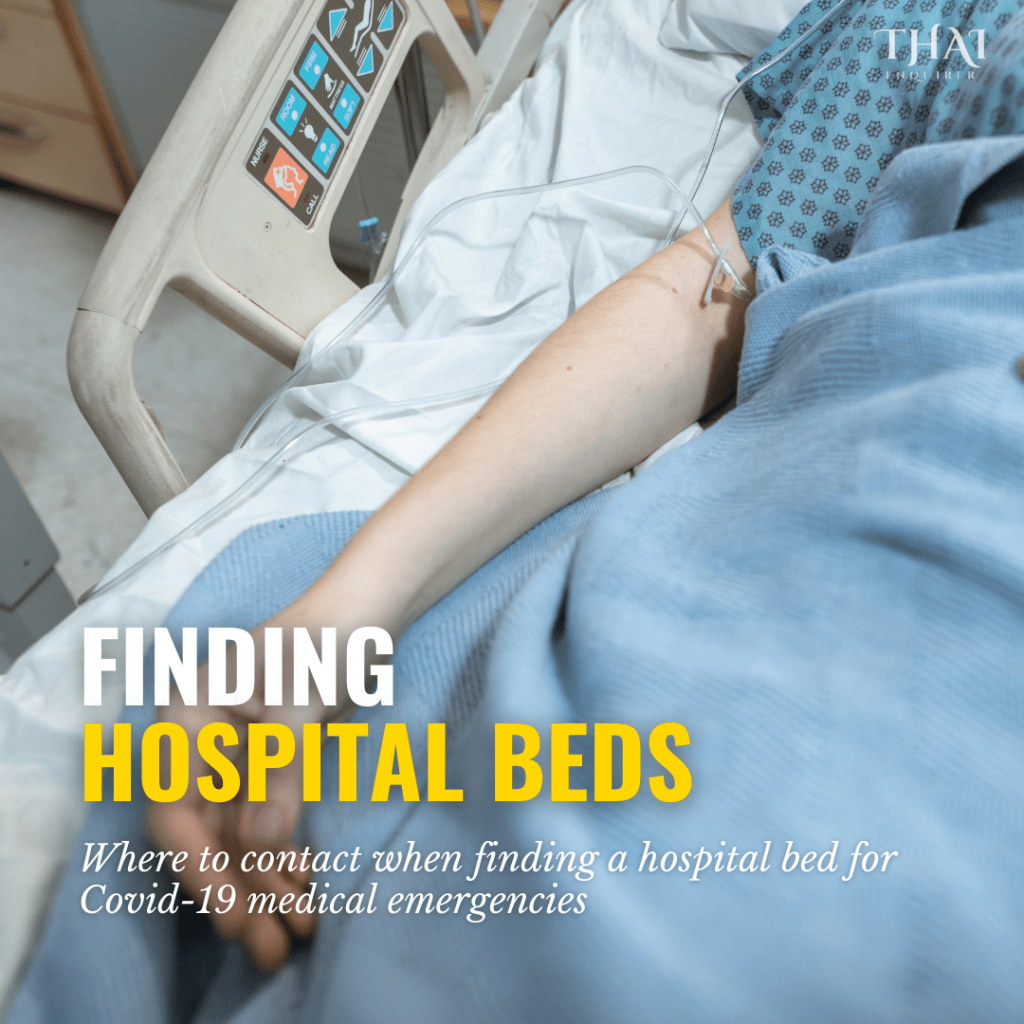 Infographics Finding hospital beds if you have contracted Covid19