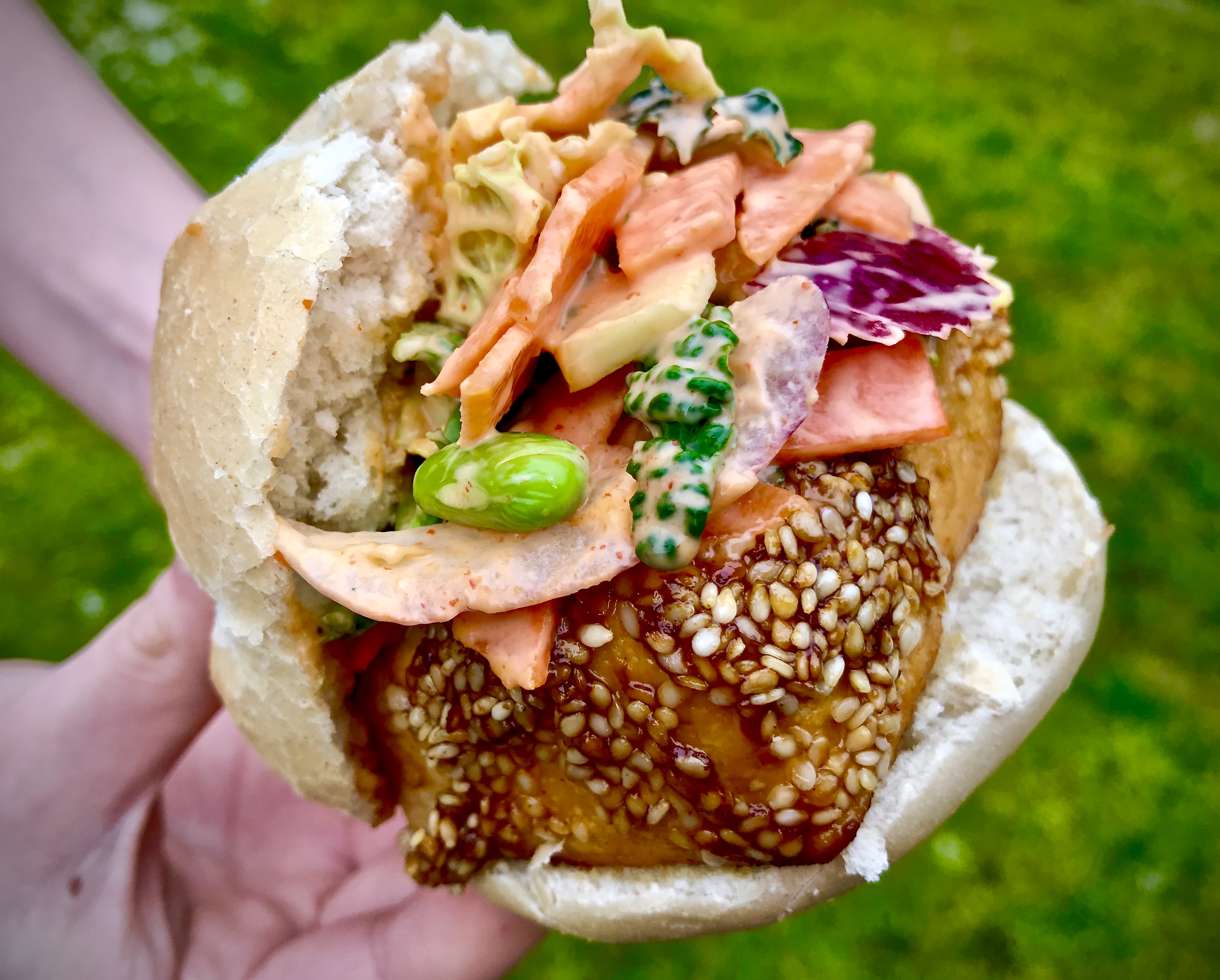 TOFU BURGER (VEGETARIAN) Thai Food Made Easy