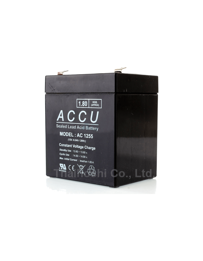 ACCU Battery AC1255 12V 5.5Ah Thaihoshi Co., Ltd.