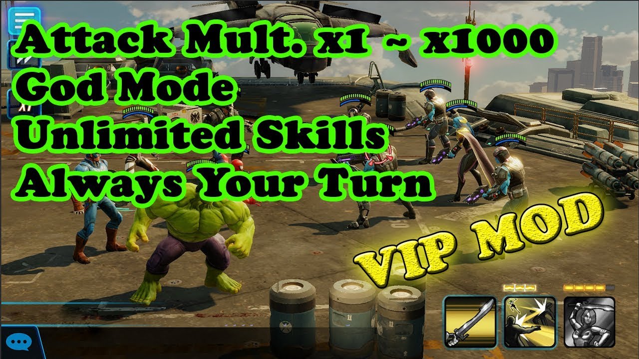 โปรโกง MARVEL Strike Force v2.0.0 Hack Mod APK เกมมือถือ