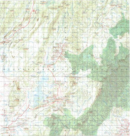 Topographic Maps of Thailand L7017 series 150,000 topo map sheets
