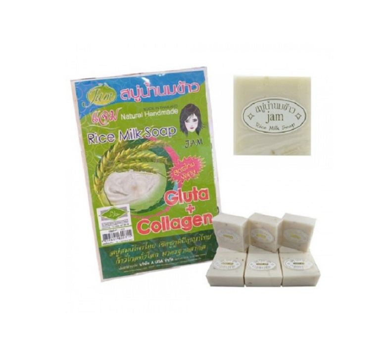 Jam Rice Milk Gluta Collagen Soap Worldwide Shipping Retail Wholesale