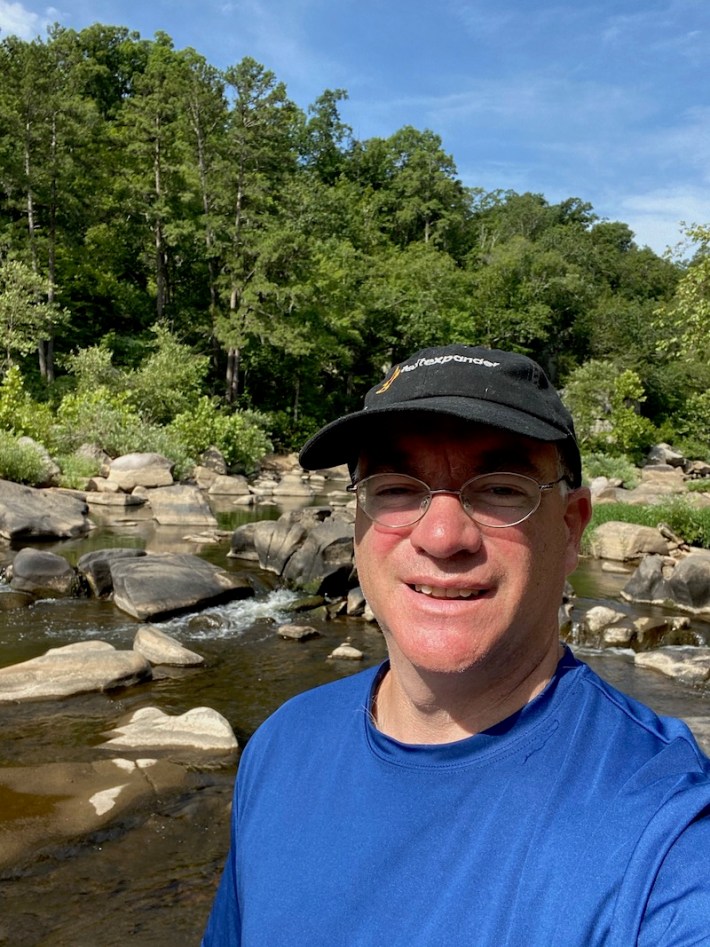Hiking at Silver Mines Recreation Area.